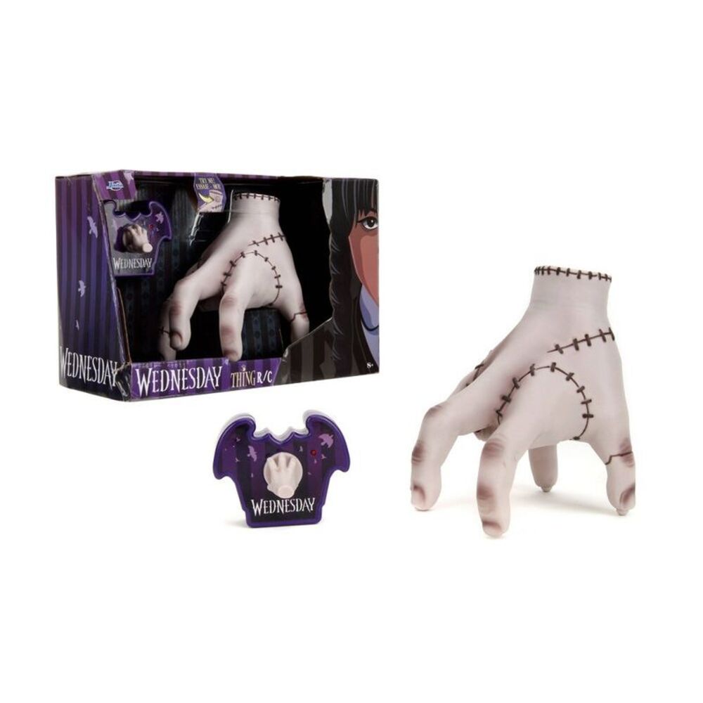 Jada Toys Wednesday Addams The Thing Remote Controlled R/C Hand - USB AAA Charge
